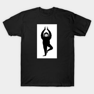 Sloth Yoga Tree Pose T-Shirt